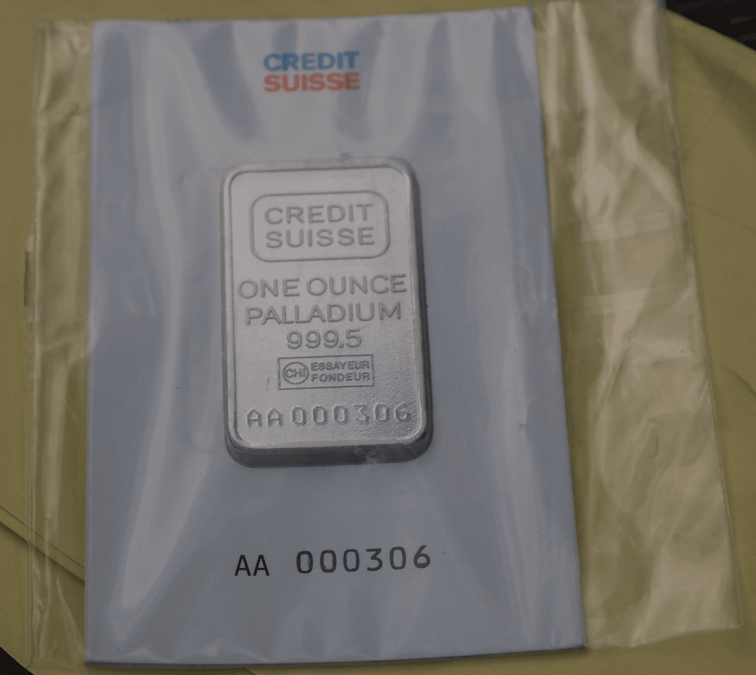 1 oz Palladium Bullion