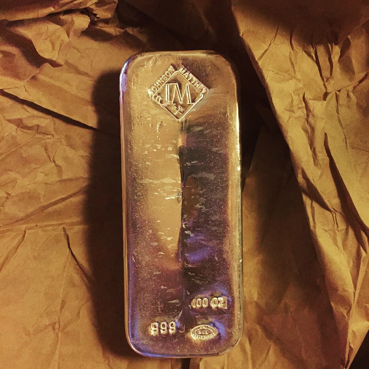 100 oz Silver Bar